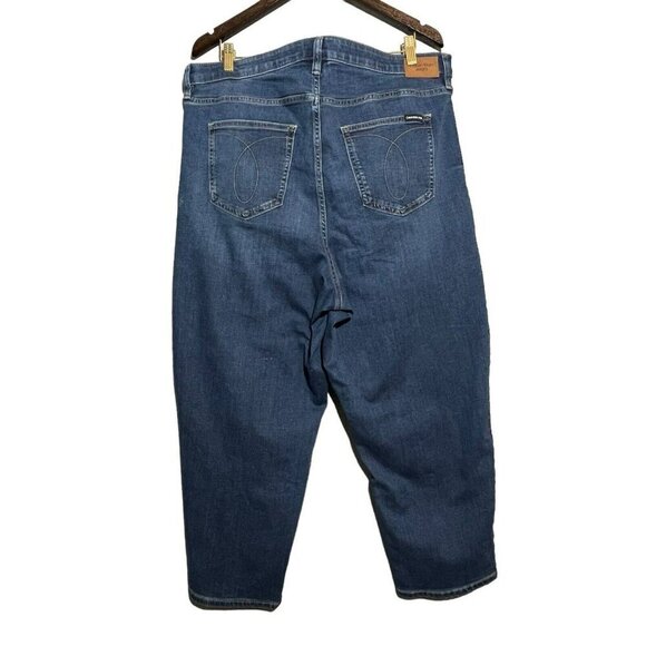 Calvin Klein Skinny Slim Jeans Women Plus Sz 20W High Rise Elastic Repreve Faded - Picture 2 of 12